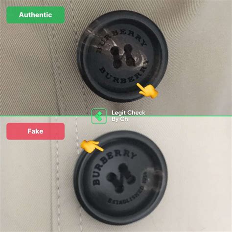 fake burberry buttons